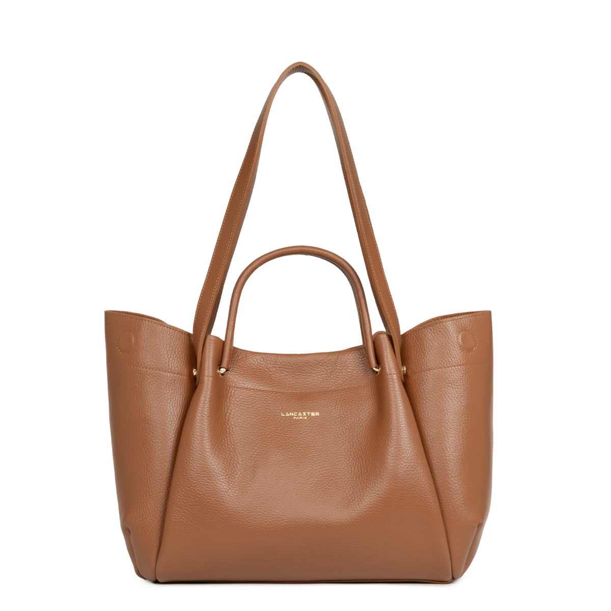 Très grand sac cabas épaule - Foulonné Double LOUISA - 5