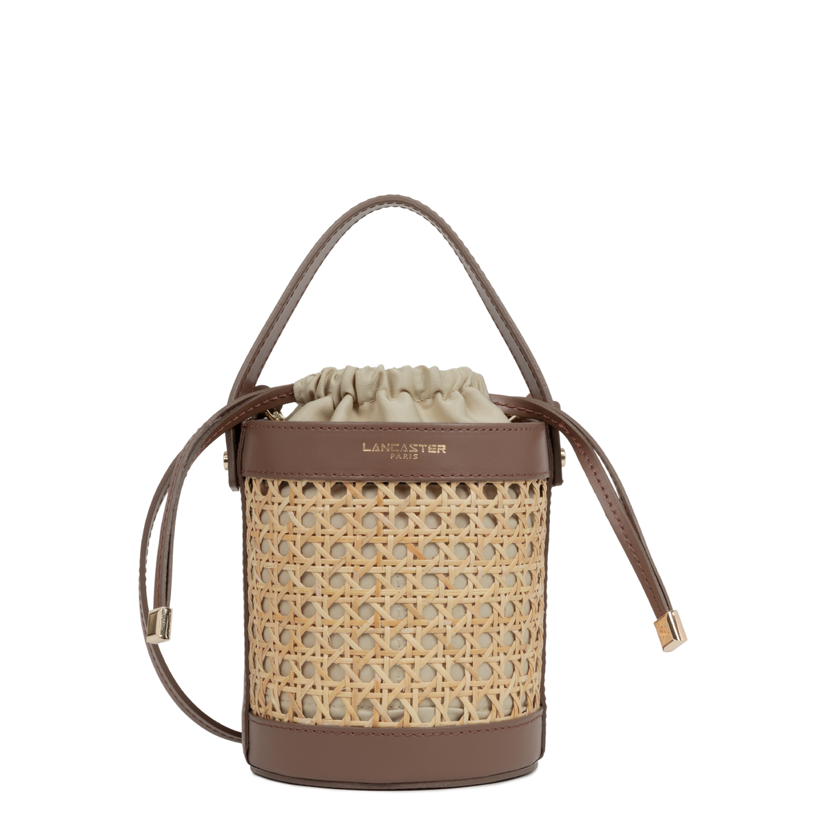 Petit sac seau - Cannage Rotin - 1