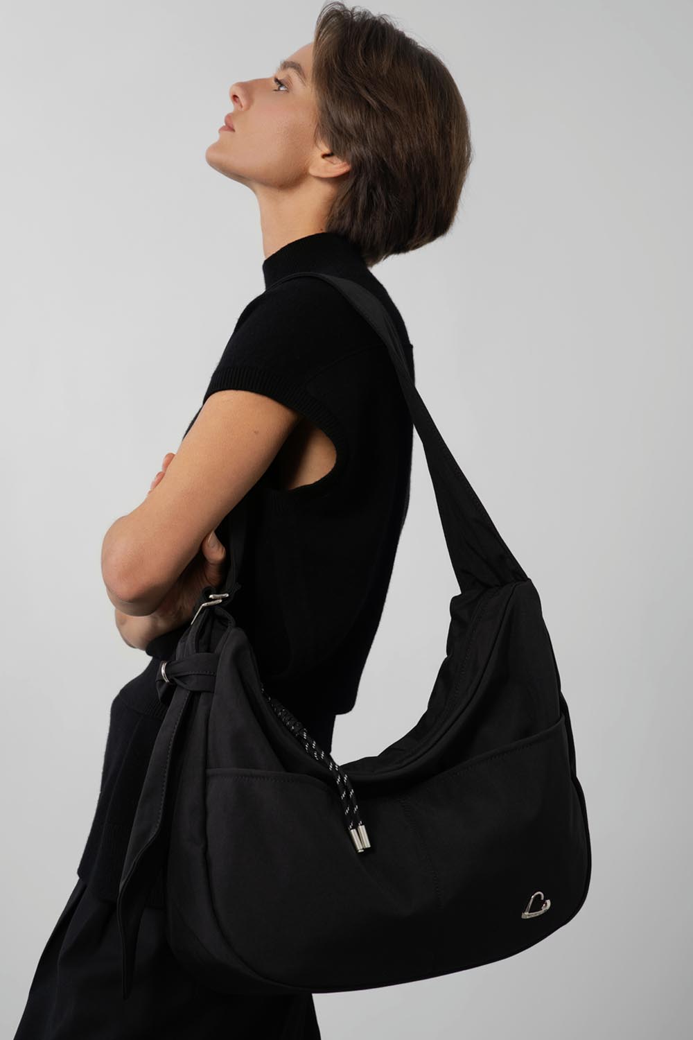 Très grand sac besace - Basic Love - 2