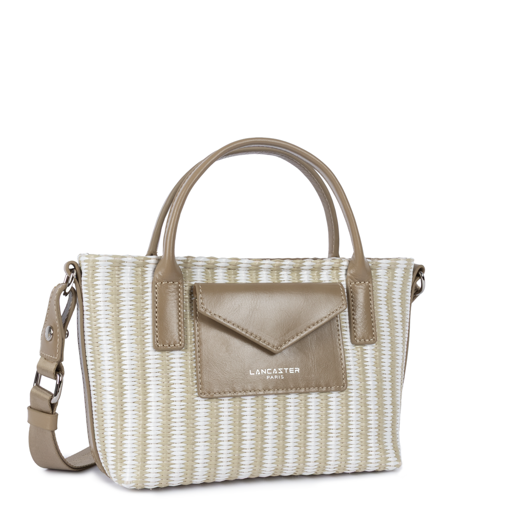 Mini sac cabas main - KBA Marinière Osier - 2