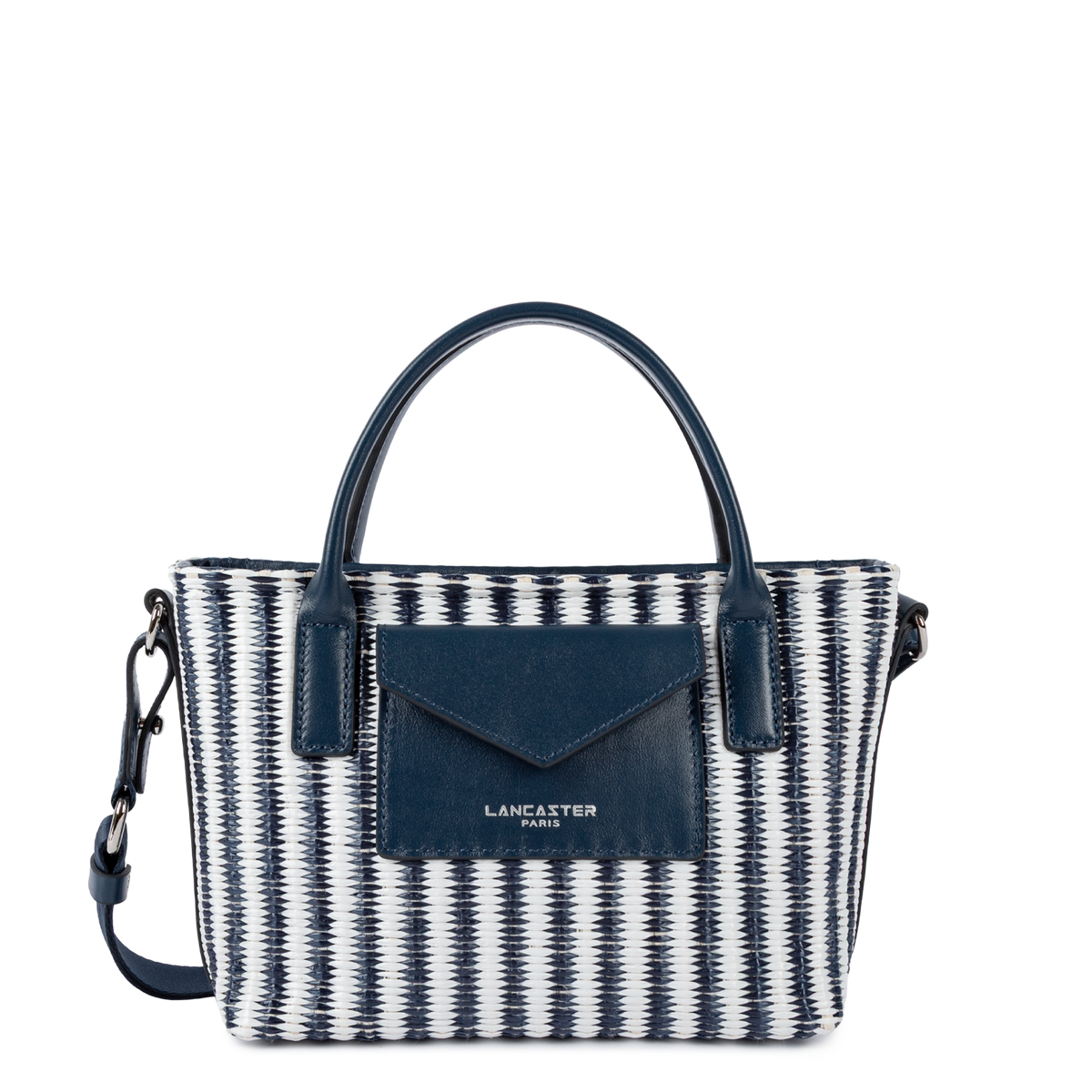 Mini sac cabas main - KBA Marinière Osier - 3