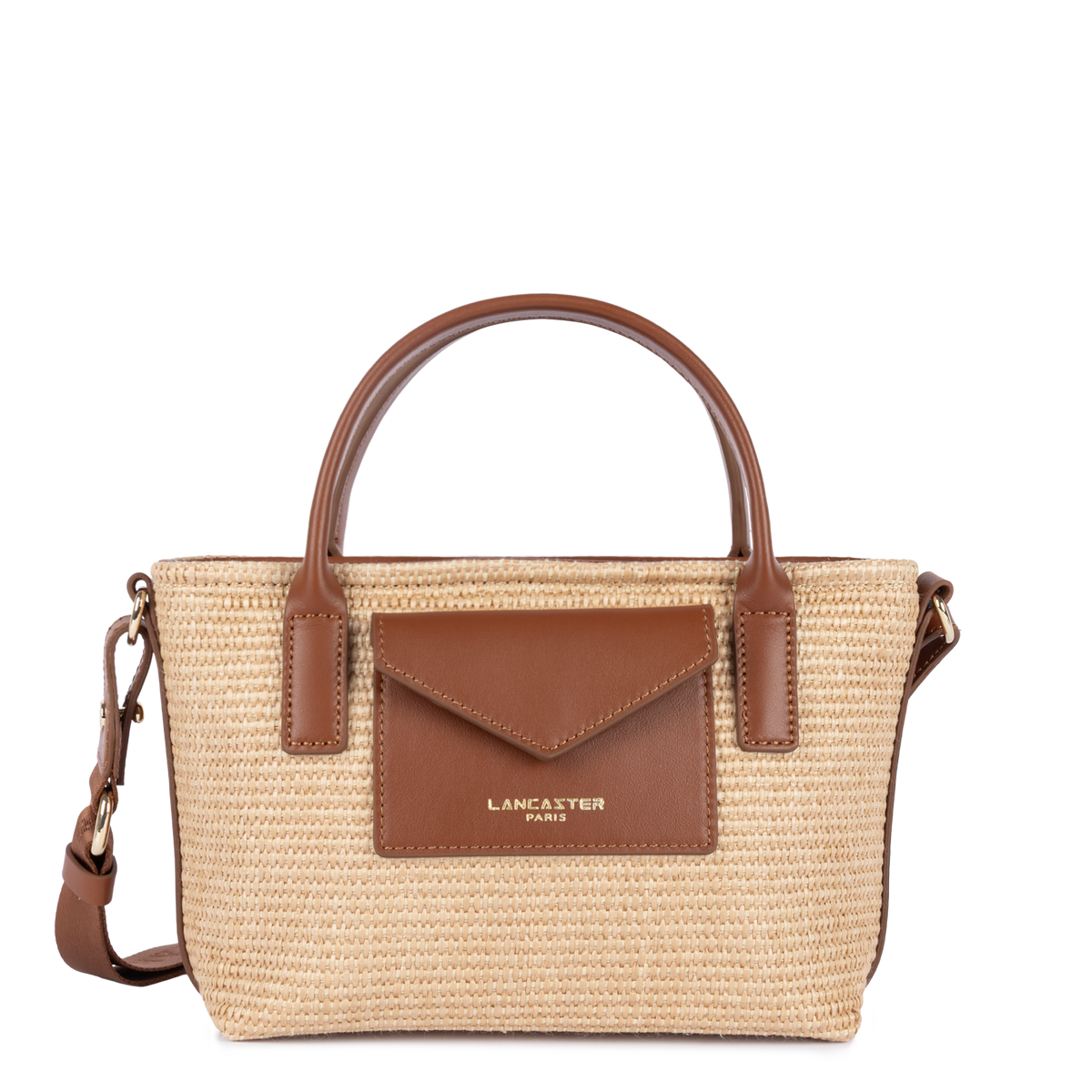 Mini sac cabas main - KBA Marinière Osier - 4